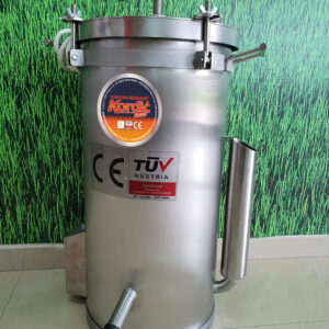 Dampfwachsschmelzer mit Elektro oder Gaspresse